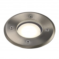 PATO ROUND Encastré sol Verre Inox GU10 - Nordlux 83830034 