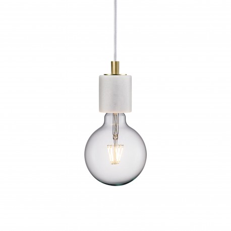 Suspension Marbre Blanc E27 SIV - Nordlux 45883001 