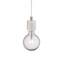 Suspension Marbre Blanc E27 SIV - Nordlux 45883001 