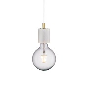 Suspension Marbre Blanc E27 SIV - Nordlux 45883001 