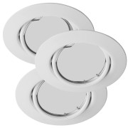 TRITON 3-KIT spot encastré Métal Blanc GU10  - Nordlux 54540101 