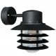 VEJERS DOWN applique murale Acier Galvanisé et Verre Noir E27 - Nordlux 74471003