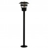 VEJERS potelet Acier Galvanisé et Verre Noir E27 - Nordlux 25118003 