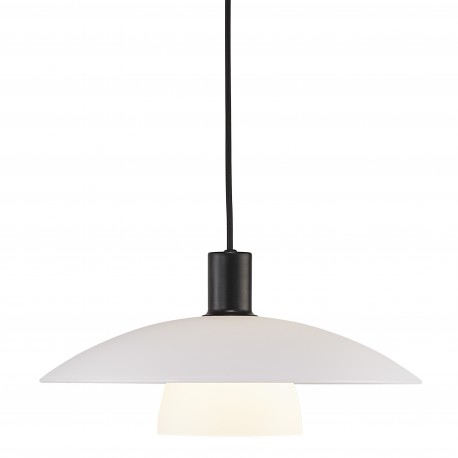 VERONA suspension Verre et metal Blanc Opale E27  - Nordlux 2010863001 
