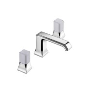 MELANGEUR LAVABO ITALY 3 TROUS  POIGNEE CALACATTA AVEC VIDAGE UP&DOWN - CRISTINA ONDYNA IT20551CC