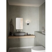 HESTER SDB applique murale Métal-Verre-plastique Noir LED integrée  - Nordlux 2015391003 