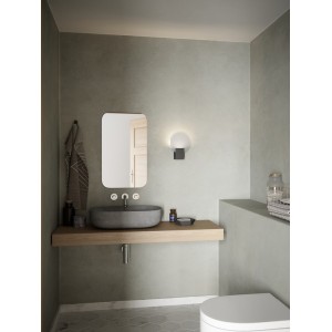 HESTER SDB applique murale Métal-Verre-plastique Noir LED integrée  - Nordlux 2015391003 