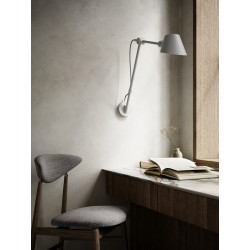 STAY Long Applique Murale Gris E27 max 40W - Design For The People by Nordlux 2020455010 
