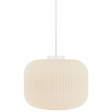 MILFORD 30 suspension Verre Blanc Opale E27  - Nordlux 46583001 