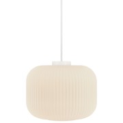 MILFORD 30 suspension Verre Blanc Opale E27  - Nordlux 46583001 
