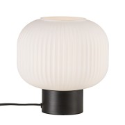 MILFORD lampe de table Métal-Verre Noir E27  - Nordlux 48965001 