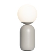 Lampe de table NOTTI Gris Metal et verre E14 - Nordlux 2011035010