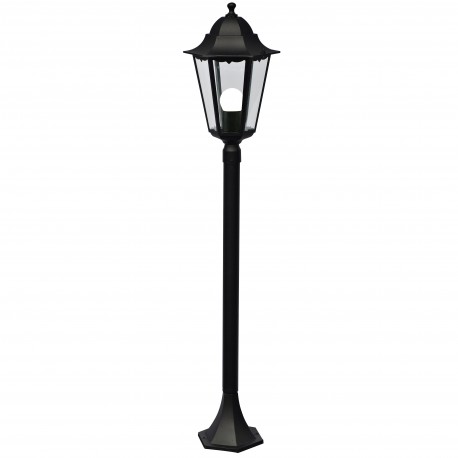 CARDIFF potelet Aluminium-Verre Noir E27  - Nordlux 74398003 