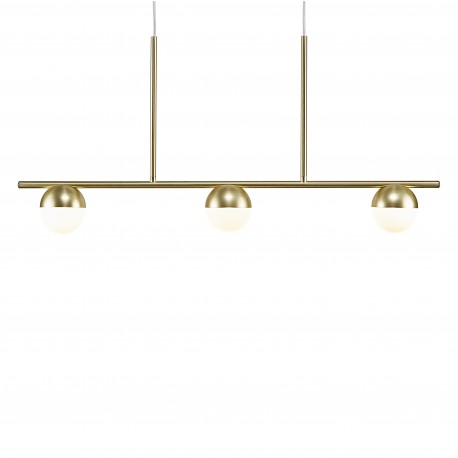 CONTINA suspension Verre et metal Laiton G9  - Nordlux 2010953035 