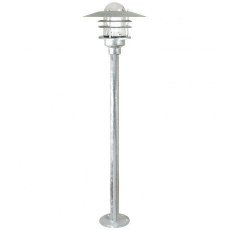 AGGER potelet Acier Galvanisé et Verre E27  - Nordlux 74528031 