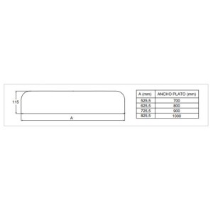 Aquos Cache-Vidage Stonex 800 Noir - ROCA A276356400