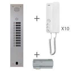 Kit Audio 1R 10Bp 2 Voice Programmé - Urmet Kits audio 2Voice KA83/110 