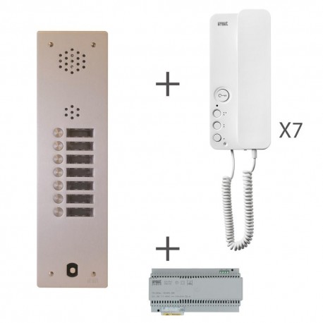 Kit Audio 1R 7Bp 2 Voice Programmé - Urmet Kits audio 2Voice KA83/107 