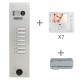 Kit Video Alu 1R 7 Bp 2 Voice Programmé - Urmet Kits video 2Voice KV83/107