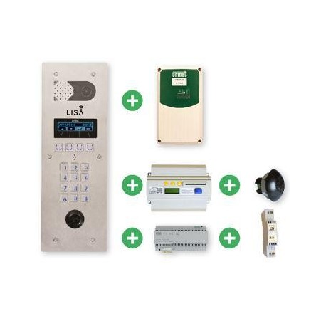 Pack Lisa 2Lt25 4P Ssabo - Urmet Tel2Voice PCL/4PT25 