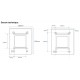 Plaque de proprete moniteur 1750/1 - URMET 1750/51