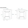 Plaque de proprete moniteur 1750/1 - URMET 1750/51