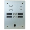 Plaque Audio Alu 2R 4Bp 2Voice Complete - Urmet Série A83 A83/204M 
