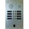 Plaque Audio Alu 2R 8Bp 2Voice Complete - Urmet Série A83 A83/208M