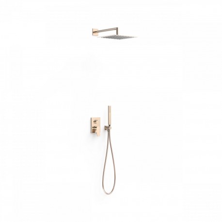 Kit de douche encastré Rapid-Box OR ROSE - TRES 21128004OP 