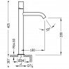 Mitigeur lavabo Noir Mat - TRES 26130801NM 