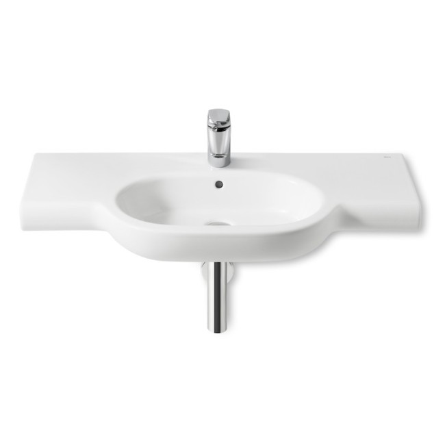 Meridian-N Lavabo Plan 1000 +Fixations Blanc - ROCA A32724B000 
