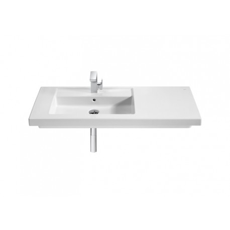 Prisma Lavabo Asymetrique Gauche 1100*450  Blanc - ROCA A327542000 