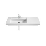 Prisma Lavabo Asymetrique Gauche 1100*450  Blanc - ROCA A327542000 