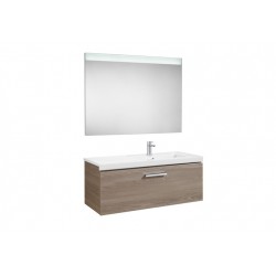 Prisma Pack Unik 1Tiroir+Miroir Led 900 Droite Ash - ROCA A855931321 