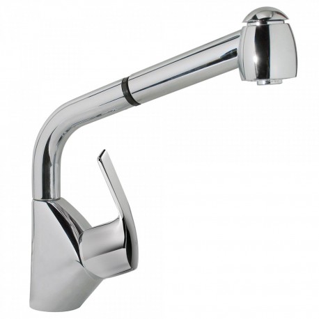 Mitigeur évier avec bec extractible (2 fonctions) Chromé - TRES 06944401 