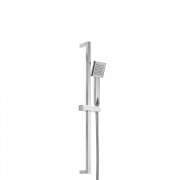 Kit barre‑douche coulissante Chromé - TRES 134512 