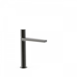 Mitigeur lavabo Noir métallisé brossé - TRES 21120302KMB 