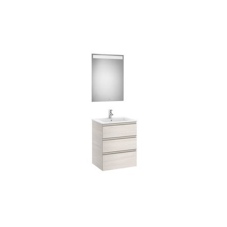 The Gap Pack 3T 600Mm (Unik+Miroir) Blanc Brillant - ROCA A851517806 
