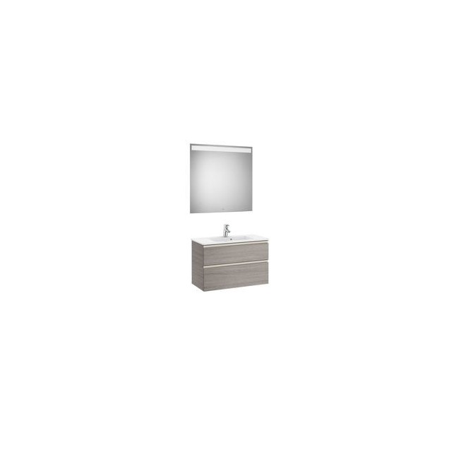 The Gap Pack Cpt 2T 800Mm (Unik+Miroir) Blanc Brillant - ROCA A851528806 