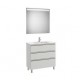 The Gap Pack Cpt 3T 800Mm (Unik+Miroir) Blanc Brillant - ROCA A851530806