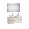 The Gap Pack Pr 2 Lav 1200Mm Blanc Brillant - ROCA A851537806
