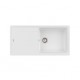 Bergen 100 Evier 1 Cuve+1 Egouttoir Quarzex Blanc - ROCA A880190020