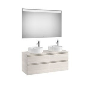 The Gap Pack Pr 2 Lav 1200Mm Blanc Brillant - ROCA A851537806 