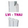 Radiateur LVI - THAJ - 750W FLUIDE - Horizontal (haut.600) - 3633002