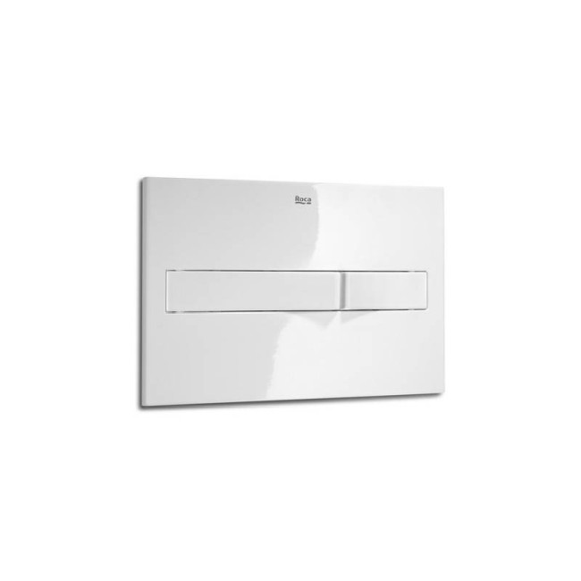 Plaque de commande PL2 Double One Dual Blanc Brillant - ROCA A890196000