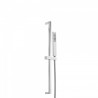 Kit barre‑douche anticalcaire CUADRO‑SLIM Matière Laiton long. 663 mm. Flexible satin - TRES 03433603 