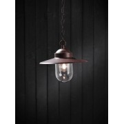 Suspension extérieure LUXEMBOURG Acier Galvanisé et Verre Rouille E27 - Nordlux 72805009
