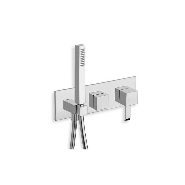 Mitigeur façade externe pour douche murale 3 sorties QUADRI HYDROTHERAPIE - CRISTINA ONDYNA QM61051