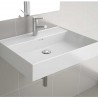 Plan vasque VENETO 810 en porcelaine blanche - SALGAR 23401 