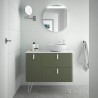 Meuble de salle de bain Bosquie Gauche 900 UNIIQ - SALGAR 24668 